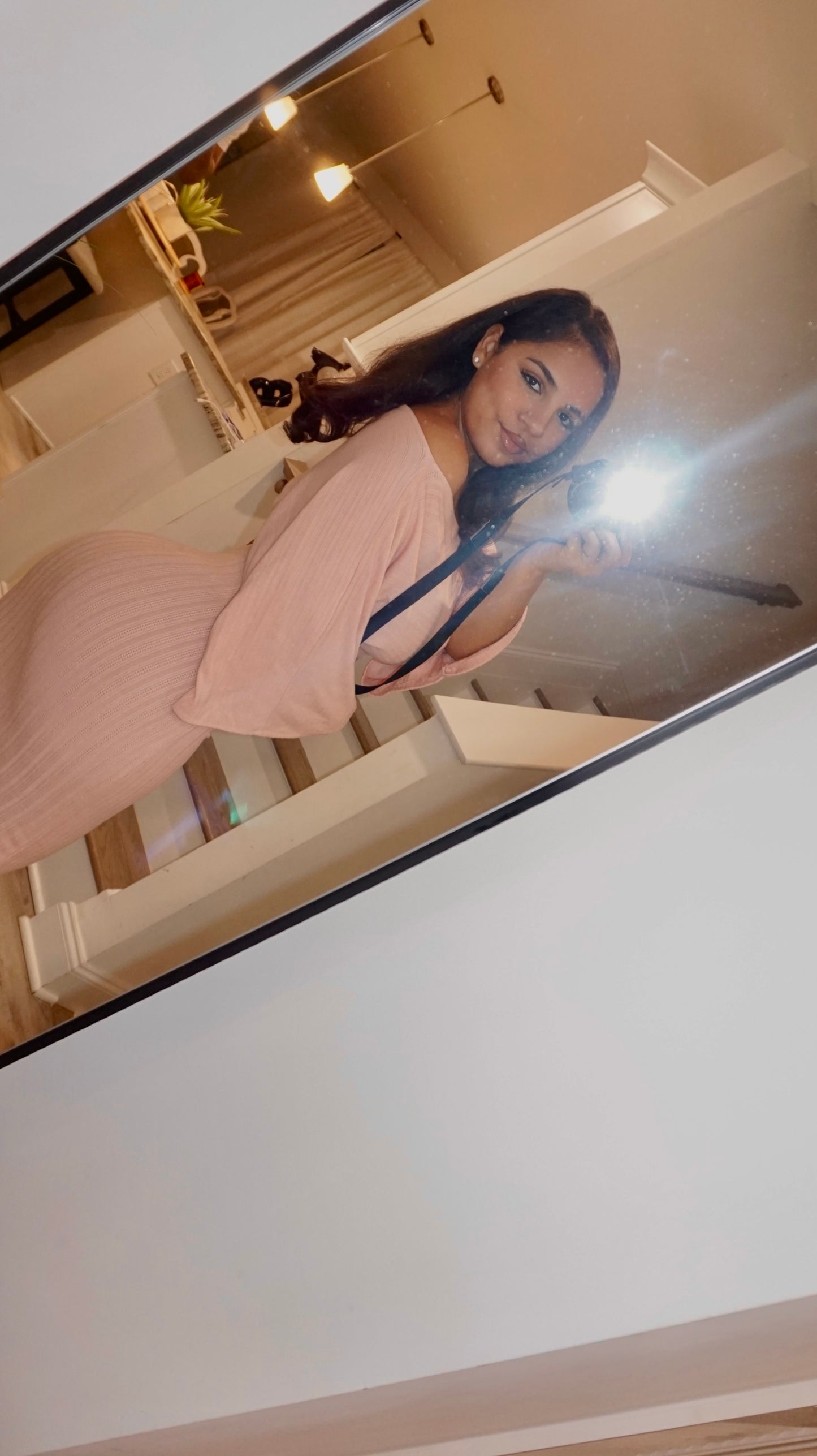 Rosé Aura Knit Set