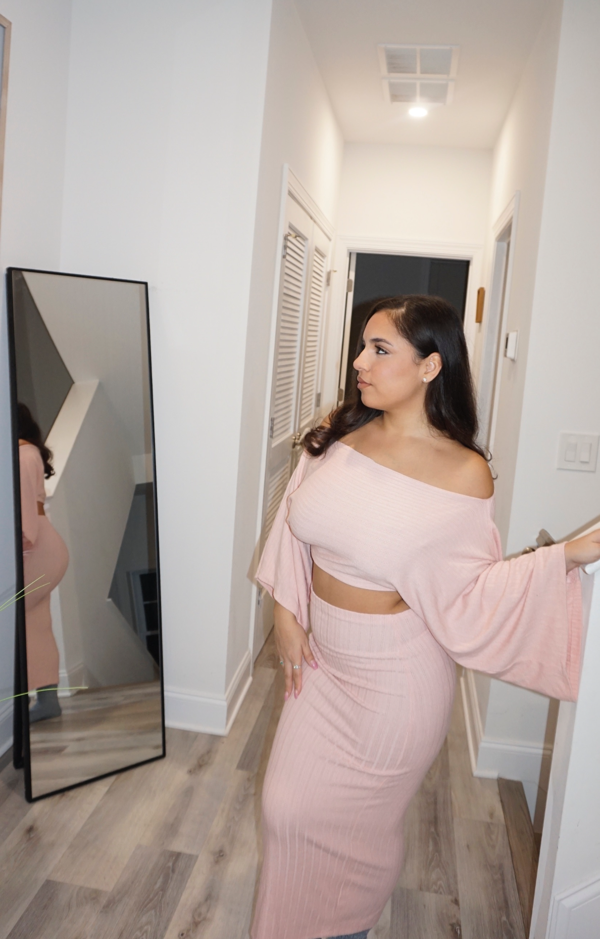 Rosé Aura Knit Set